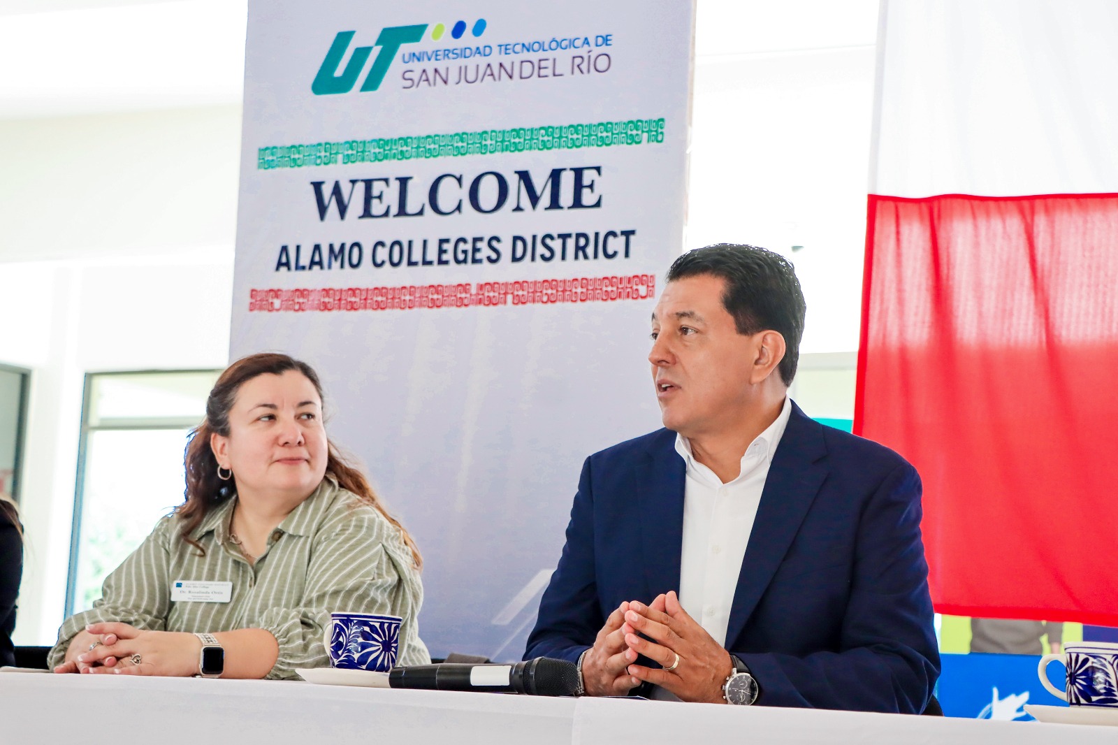 Exploran colaboración académica entre UT San Juan y Alamo Colleges District