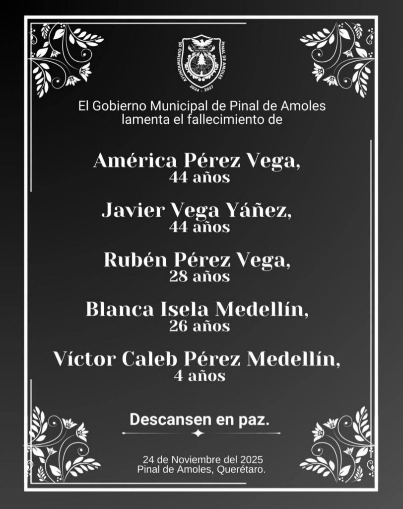 Trágico accidente en la Sierra Gorda