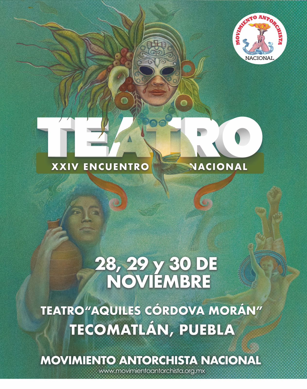Antorcha alista XXIV Encuentro Nacional de Teatro en Tecomatlán
