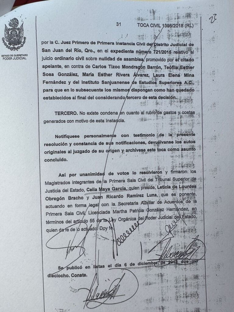 A LA OPINIÓN PÚBLICA