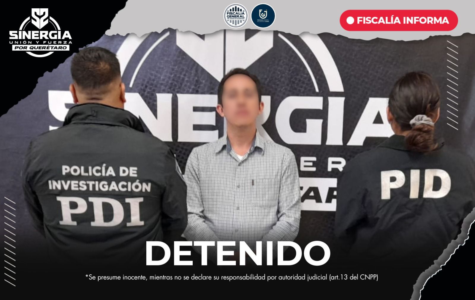 Detienen en Querétaro a Imputado por Abuso Sexual