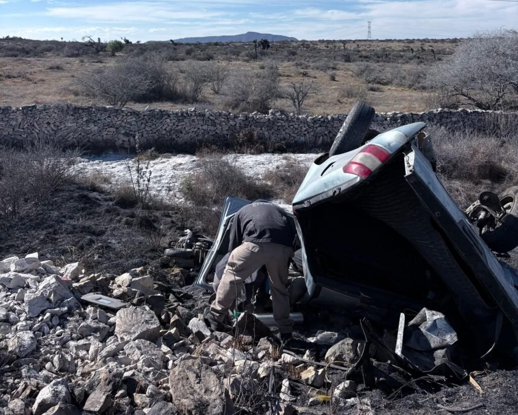 Brutal accidente en Vizarrón, Cadereyta de Montes