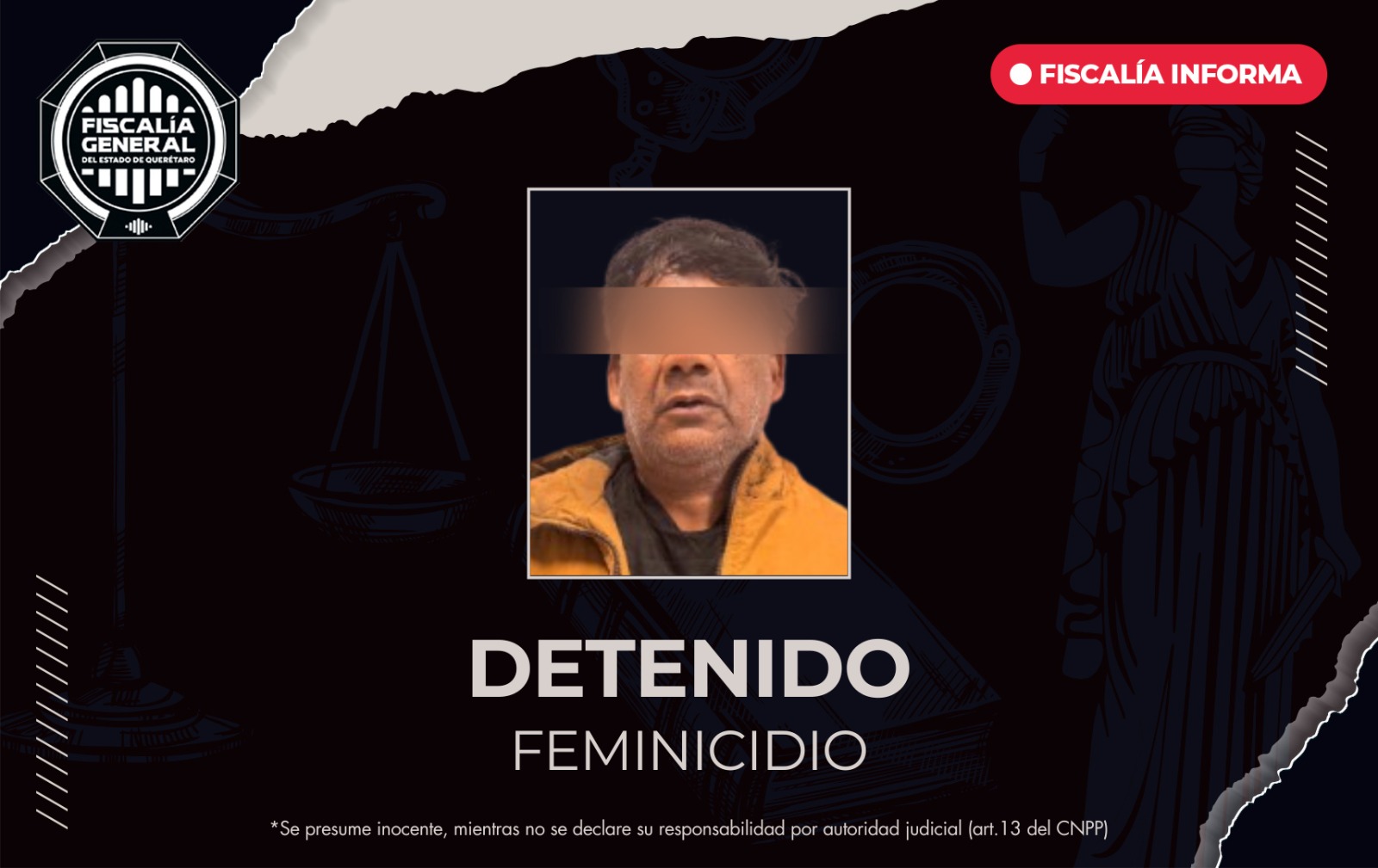Detienen a presunto feminicida de la mujer encontrada en La Llave