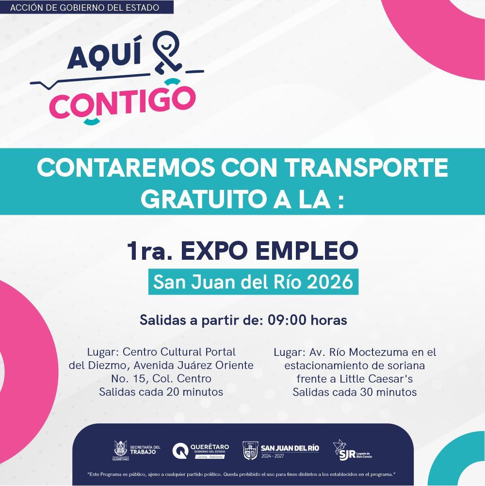 Ofertan 850 empleos en San Juan del Río