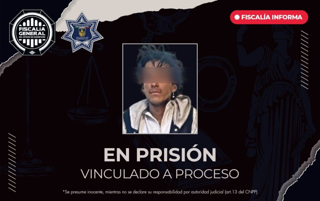 Vinculan a proceso a asaltante de comercios