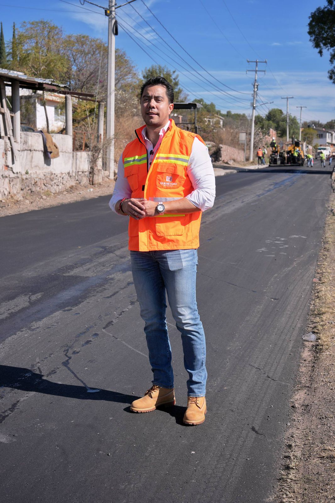 En Santa Rosa Jáuregui se avanza con caminos dignos: Felifer Macías