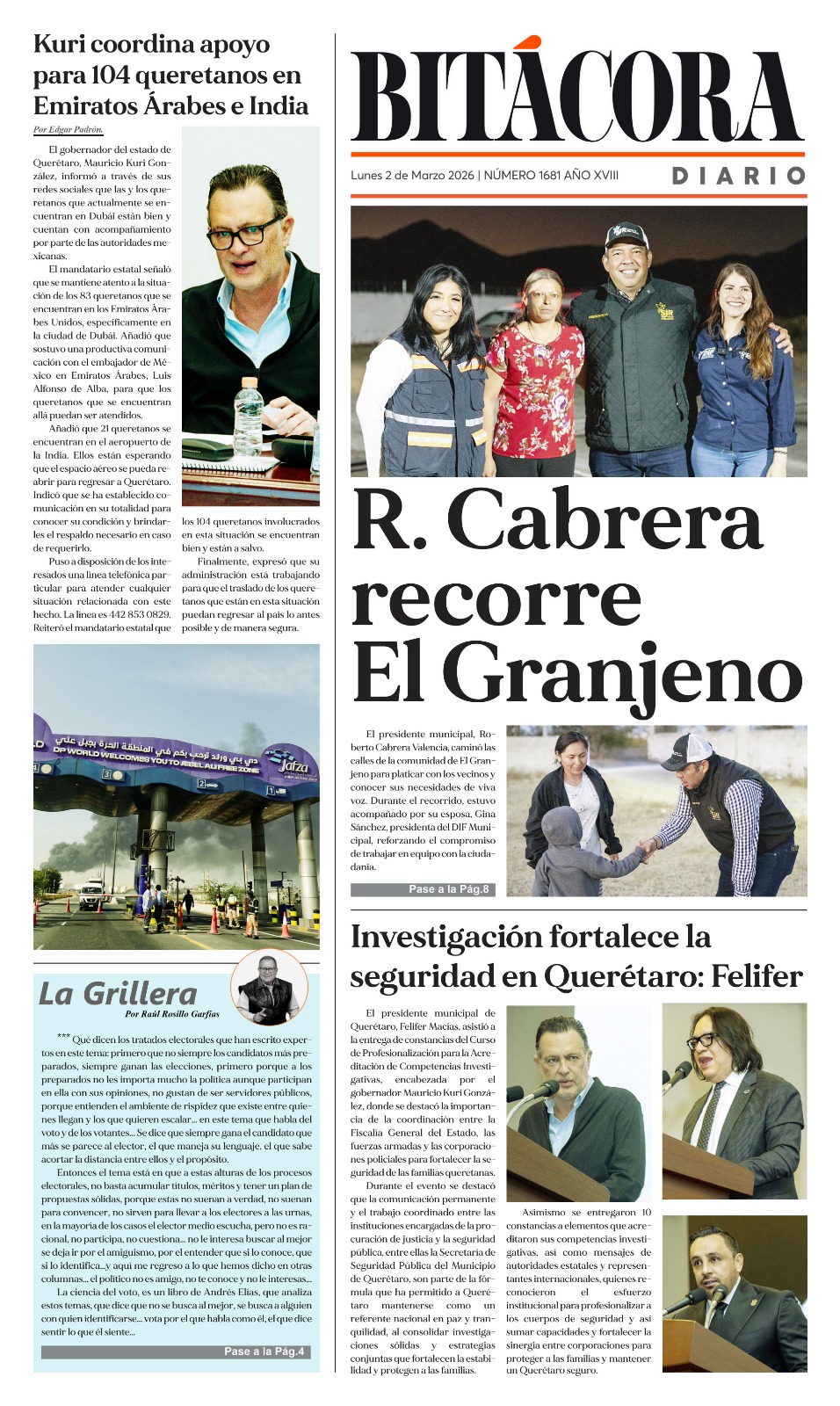 PORTADA BITÁCORA 1681