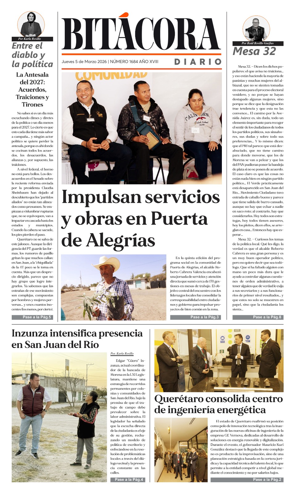 PORTADA BITÁCORA 1684