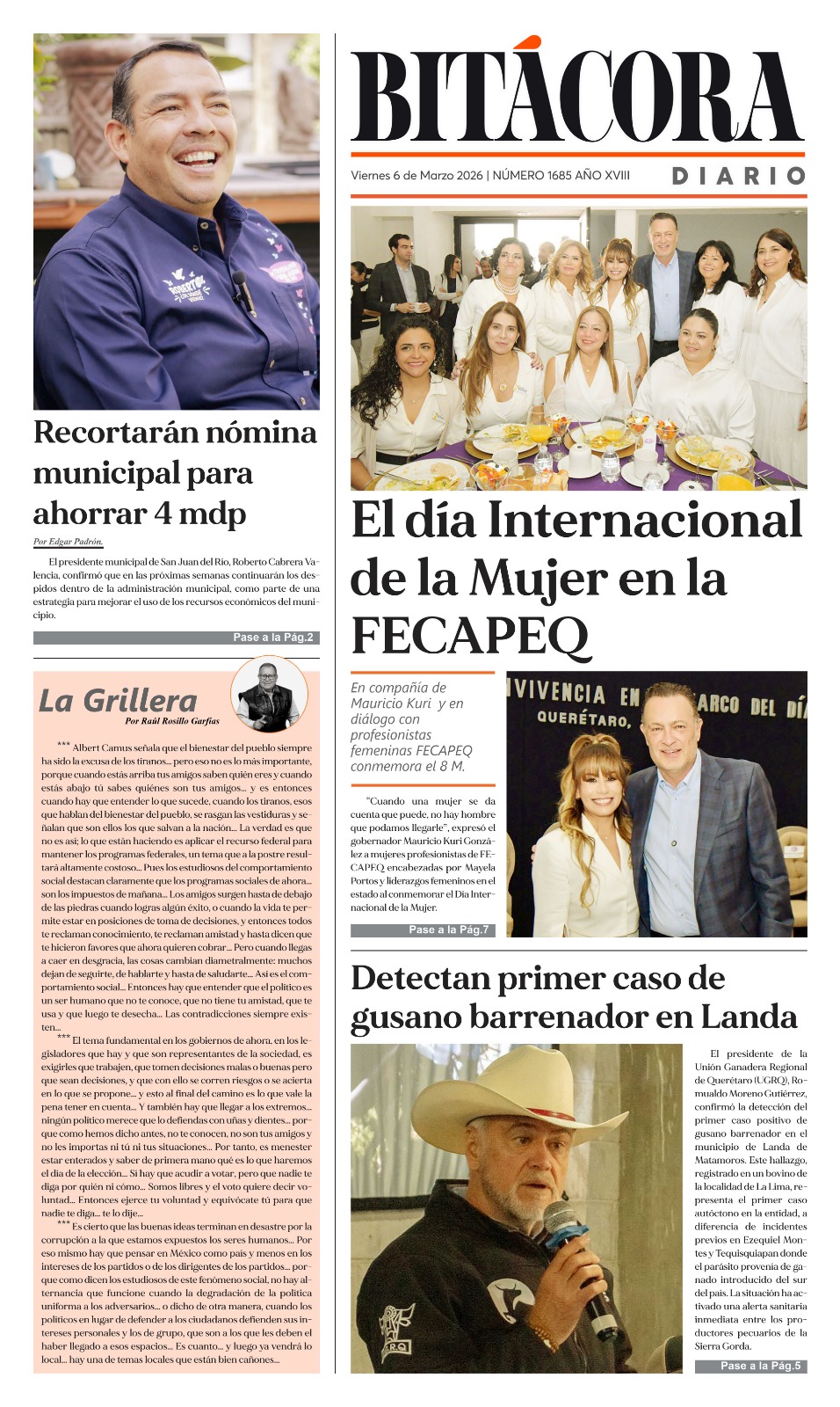 PORTADA BITÁCORA 1685