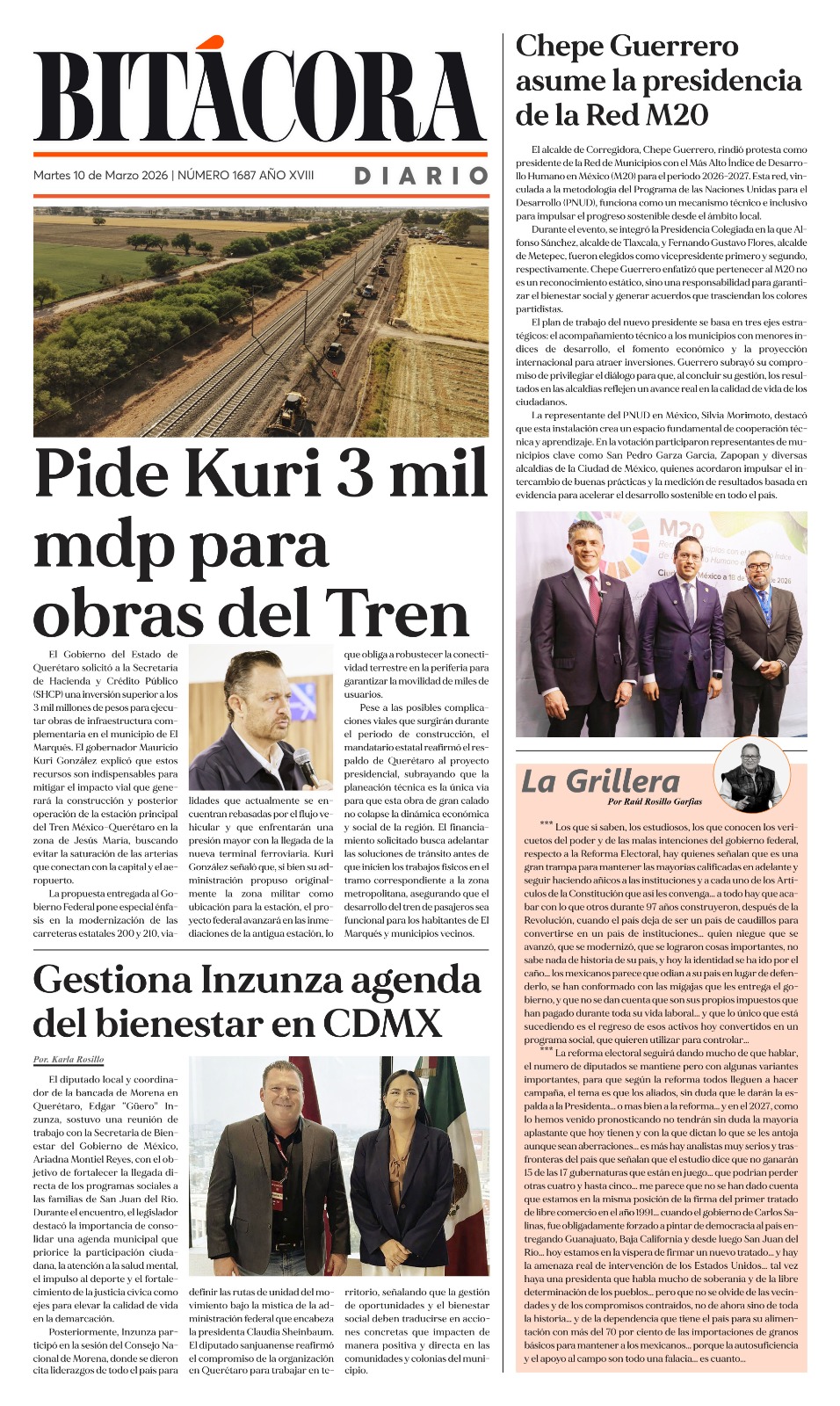 PORTADA BITÁCORA 1687