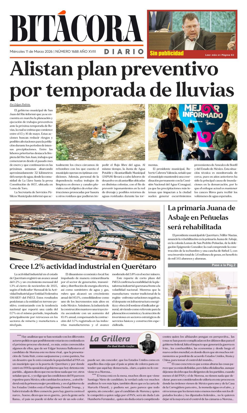 PORTADA BITÁCORA 1688