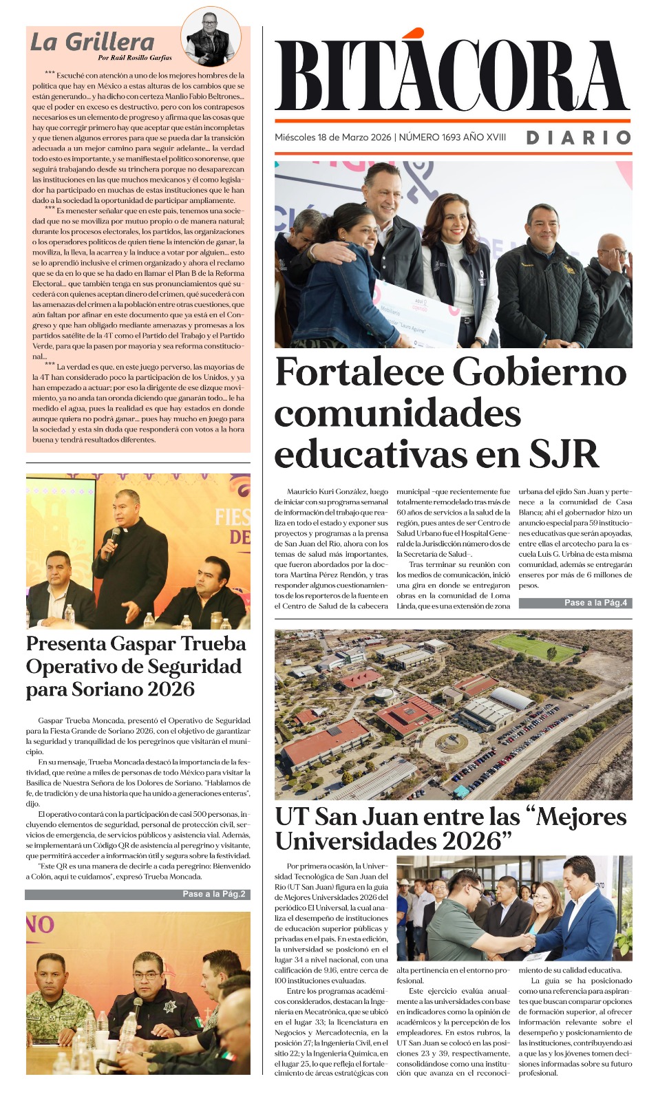 PORTADA BITÁCORA 1693