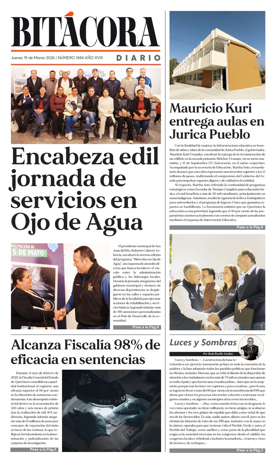 PORTADA BITÁCORA EDICIÓN1694