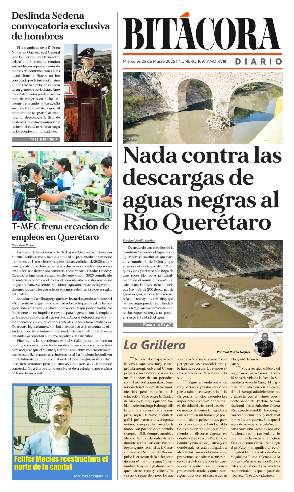 PORTADA BITÁCORA 1697