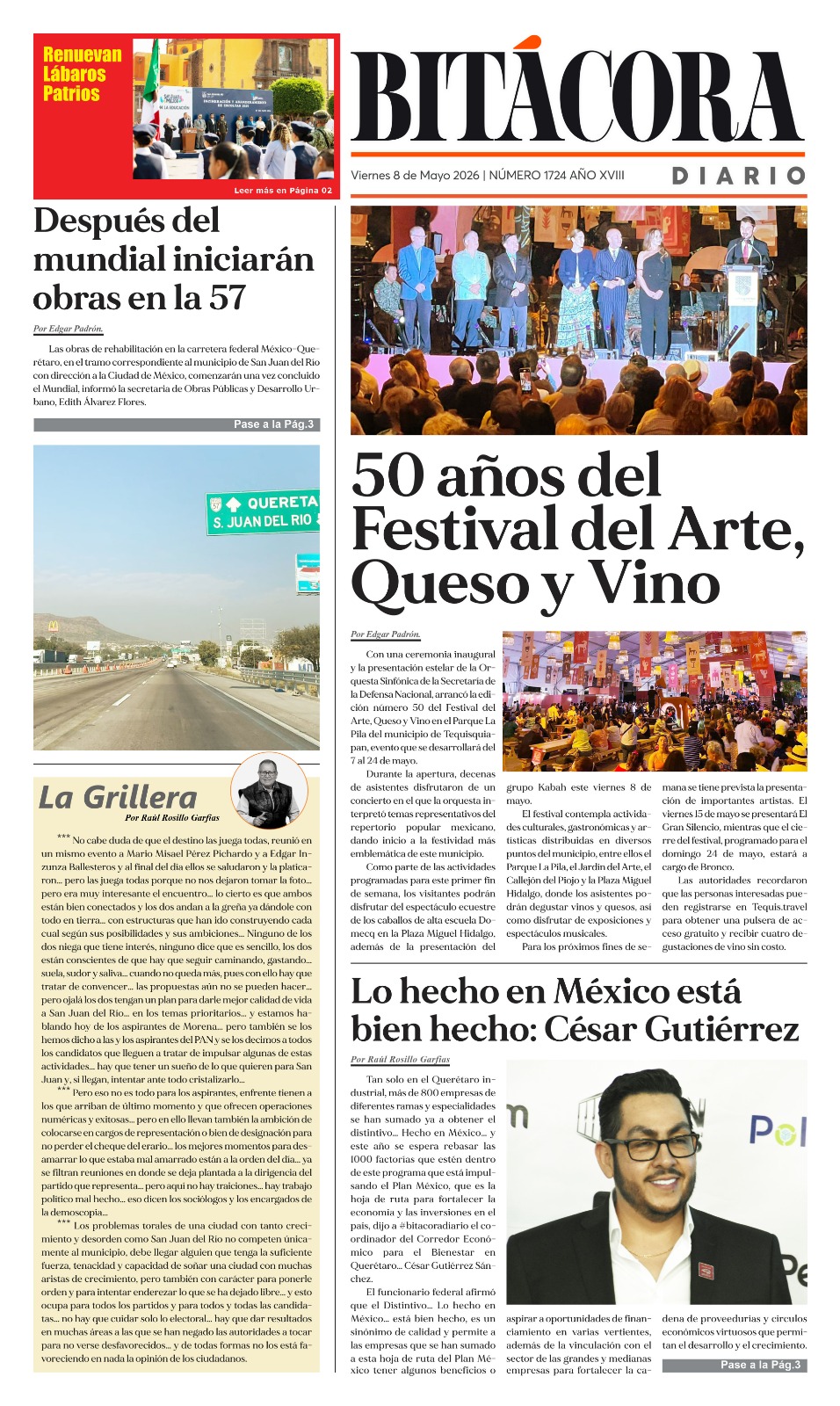 PORTADA BITÁCORA 1723