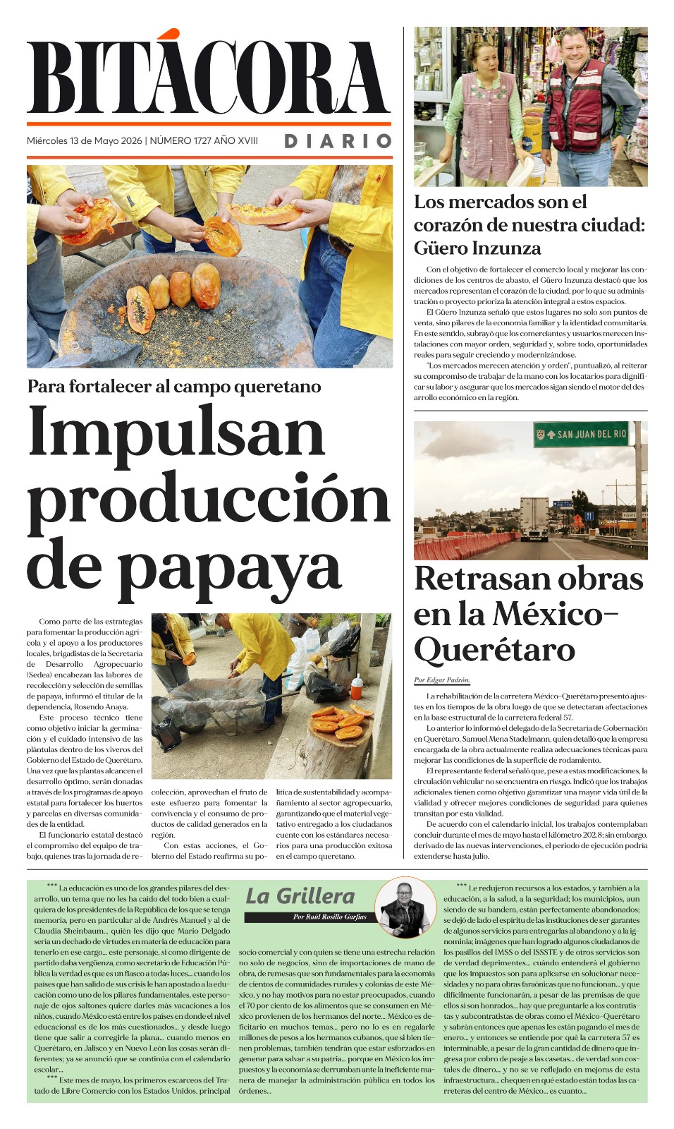 PORTADA BITÁCORA 1727