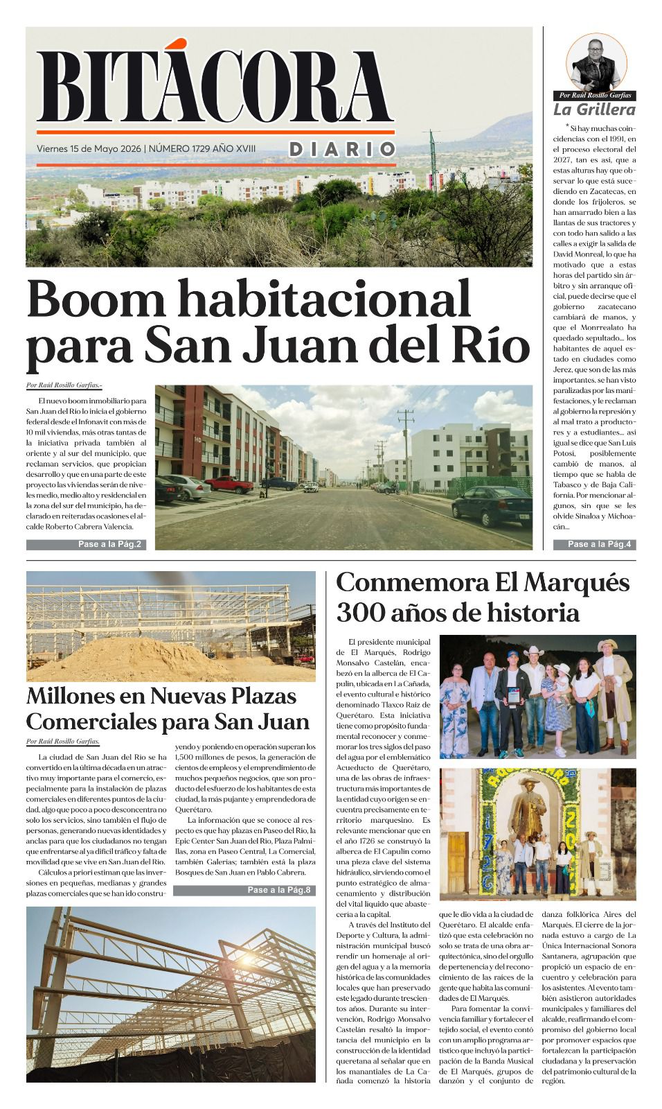 PORTADA BITÁCORA 1729