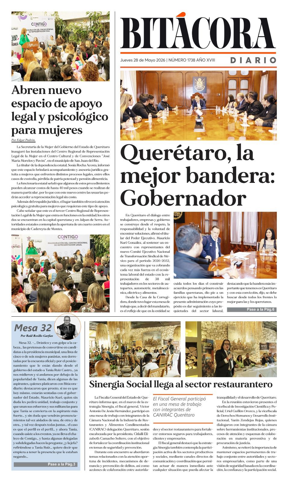 PORTADA BITÁCORA 1738