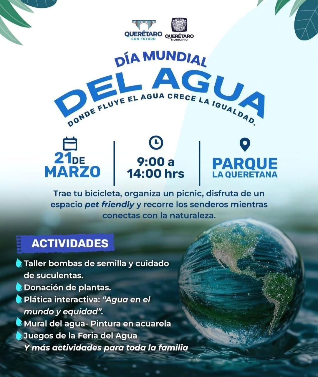 El Día Mundial del Agua en el parque La Queretana
