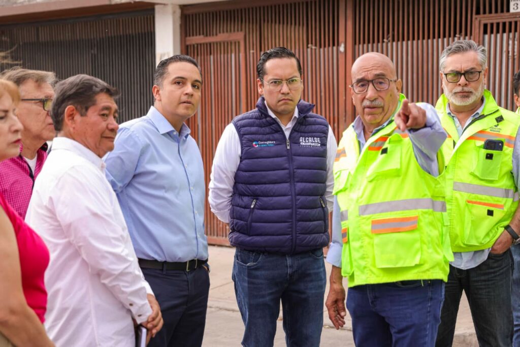 Supervisan obras pluviales en Tejeda, Corregidora
