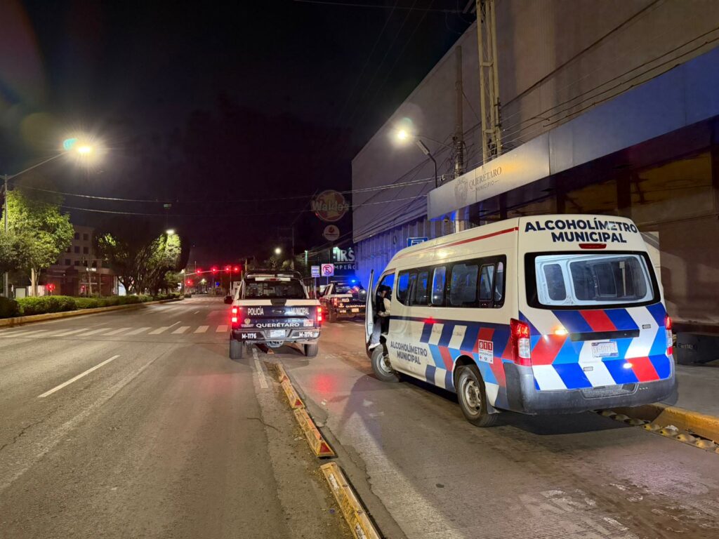Operativo de Alcoholimetría en Qro: 31 detenciones en la última semana