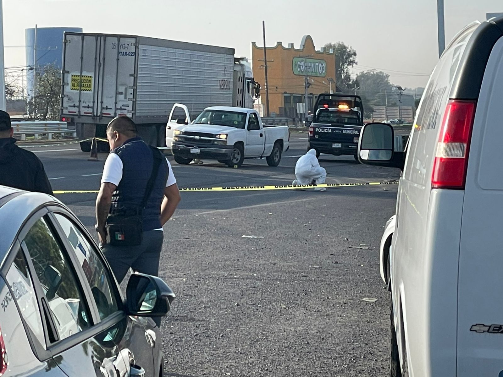 Persecución termina con un abatido en la 57