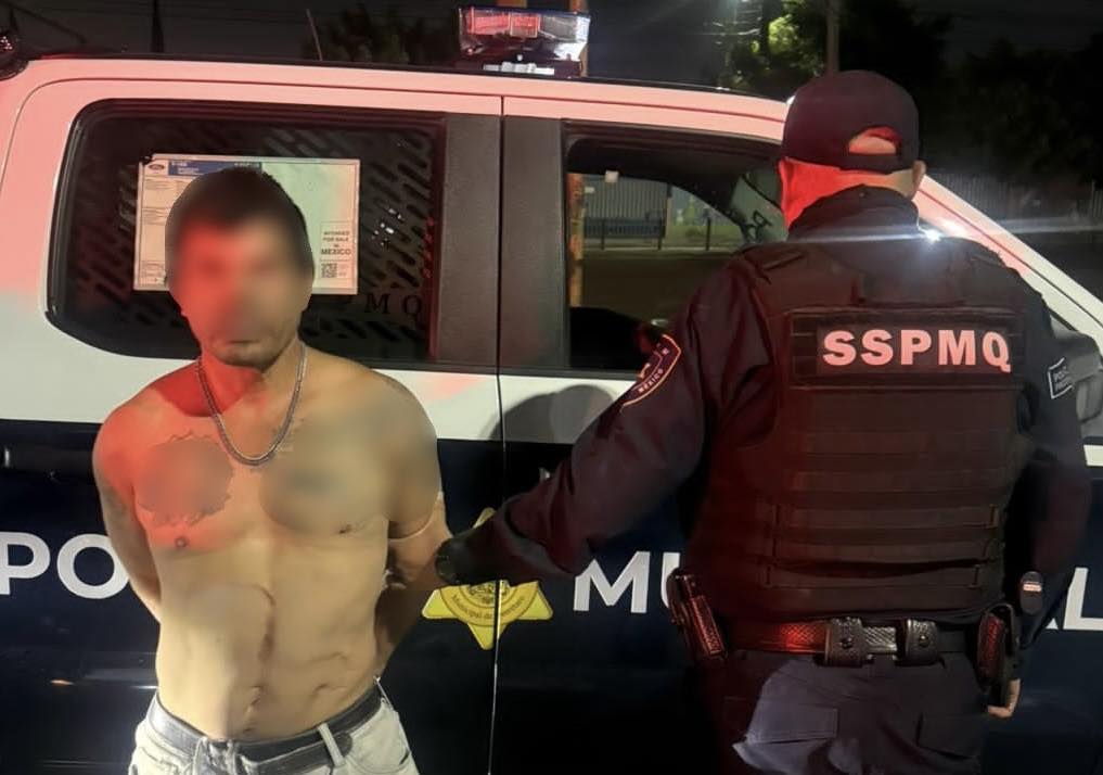 Detienen al Lagarto en Lomas de Casa Blanca, Querétaro