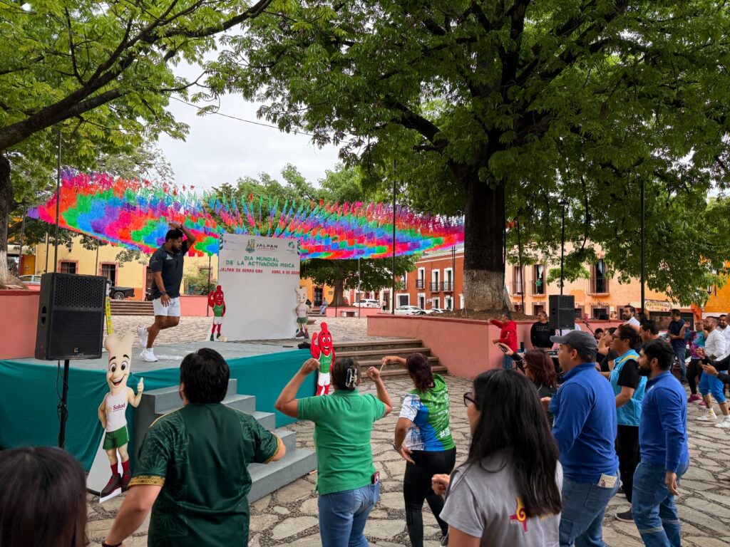 Jalpan celebra Día Mundial de la Actividad Física