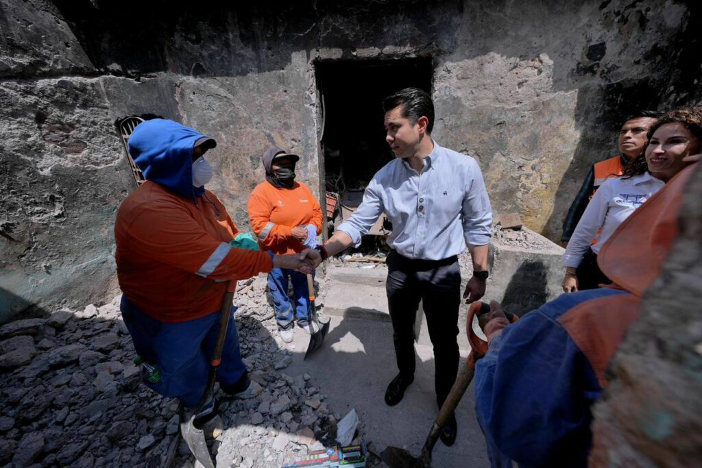 Intervienen inmueble por riesgo en la colonia España