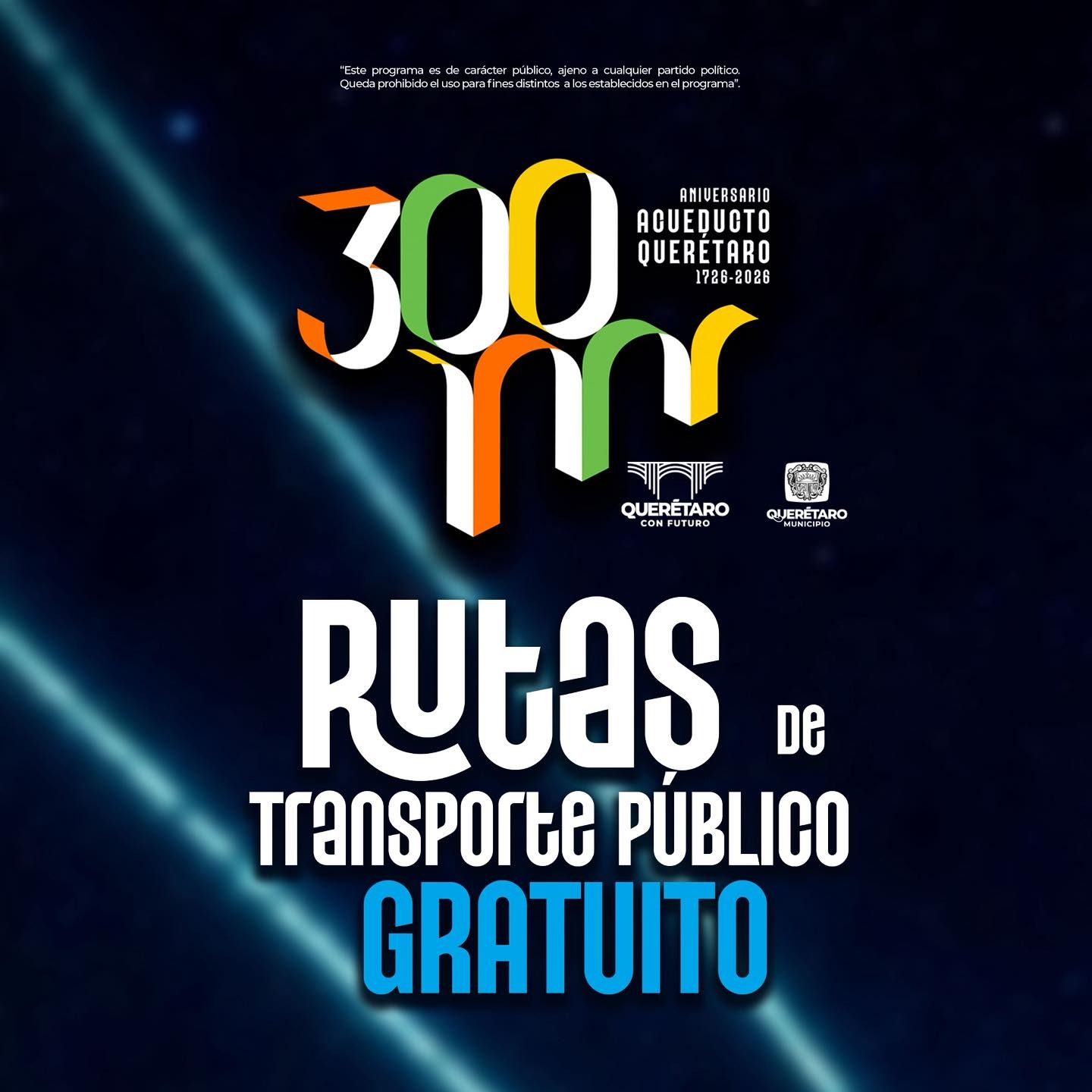 Transporte gratuito por los 300 años de Los Arcos