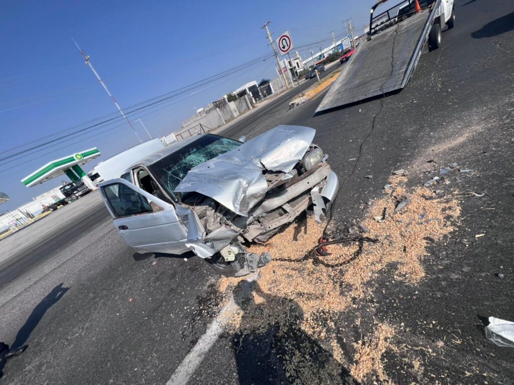 Choque en carretera 120 Tequisquiapan deja un lesionado