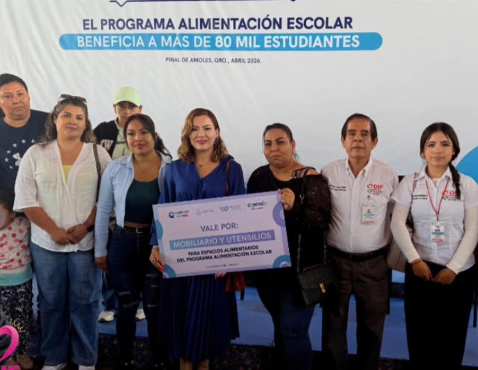 Arroyo Seco recibe equipamiento para comedores escolares