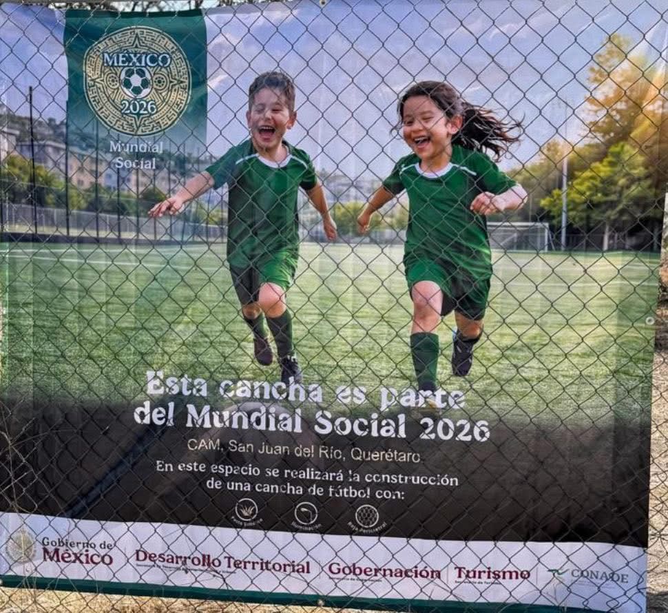 Inicia construcción de canchas para el "Mundialito"