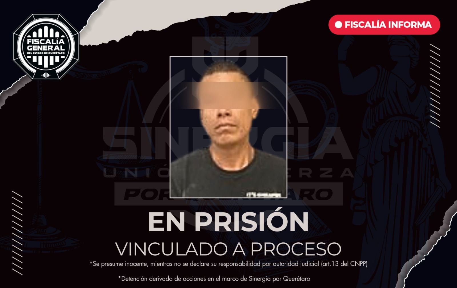 Vinculan a proceso a cuarto implicado en secuestro agravado de 2020