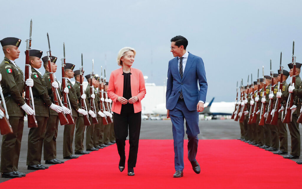 Llega comitiva europea a México para cumbre bilateral