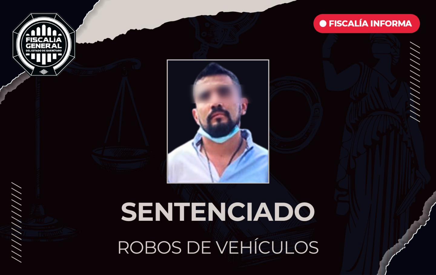 Seis años de prisión por robo en Puerta La Victoria
