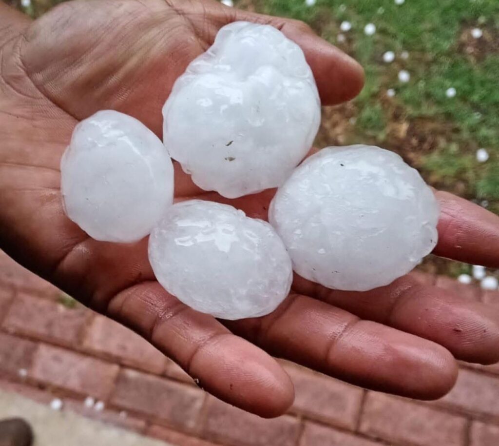 Caída de granizo provocó daños en Amealco de Bonfil