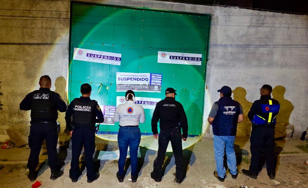 Municipio de Querétaro suspende fiesta clandestina en San Pedrito Peñuelas