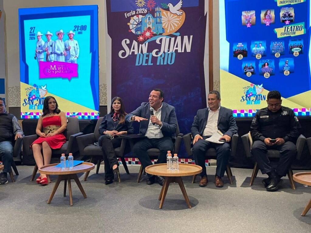 Presentan cartelera de la Feria Nacional San Juan del Río 2026