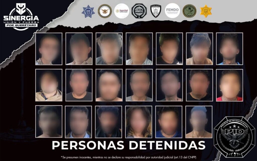Cae banda con armas, explosivos e indicios de huachicol en Qro. y Corregidora