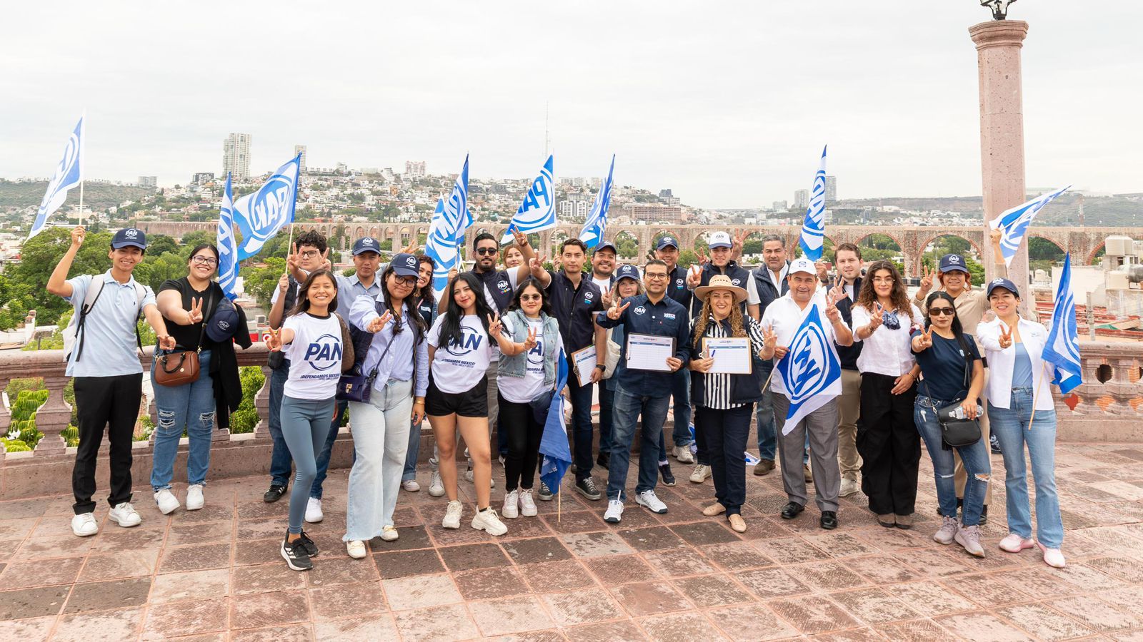 PAN Querétaro recaba 45 mil firmas para exigir retiro de registro a Morena