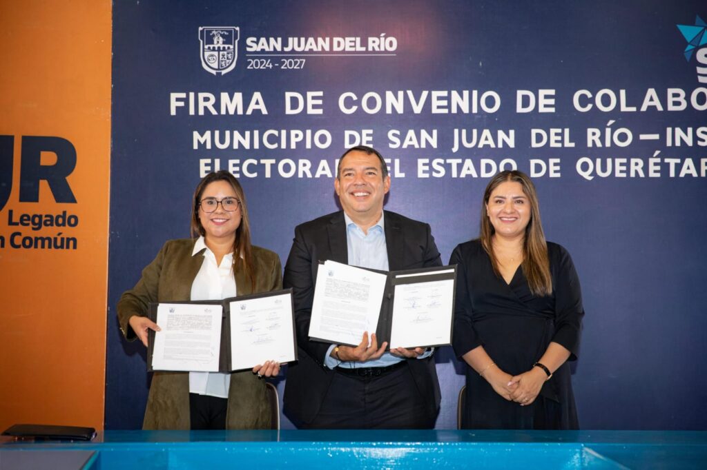 Firman convenio para fortalecer la participación ciudadana
