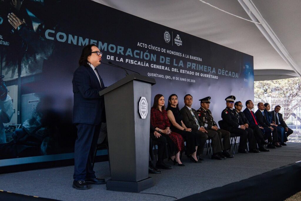 Fiscalía de Querétaro conmemora una década de servicio