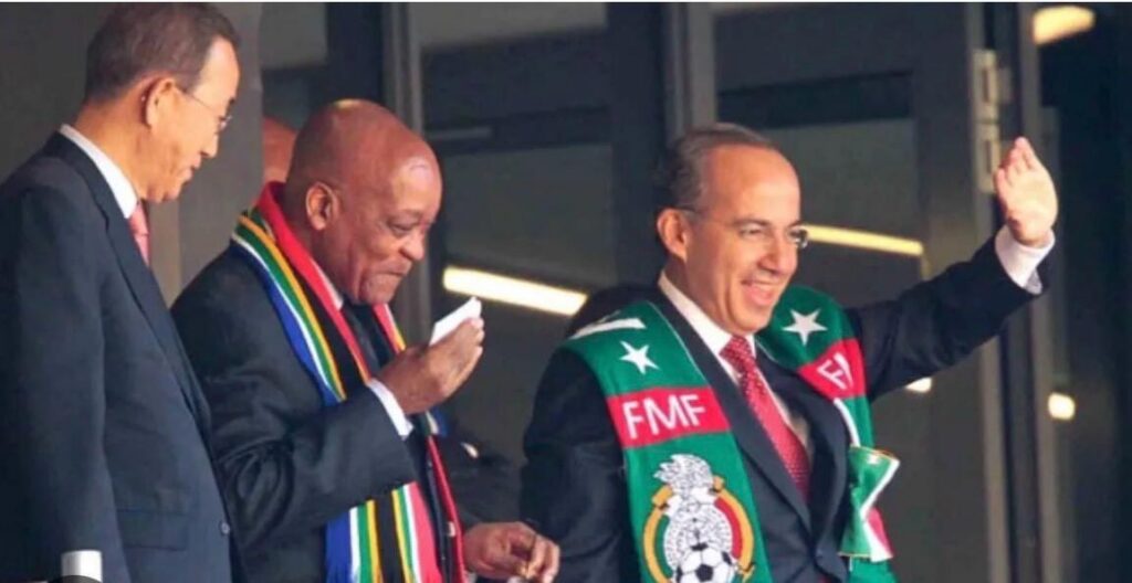 Felipe Calderón destaca su asistencia al Mundial 2010
