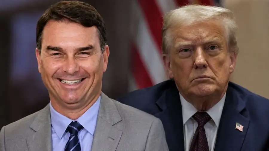 Flávio Bolsonaro culpa a Lula por aranceles de Trump
