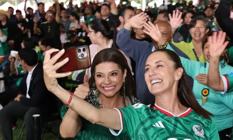 Sheinbaum asiste al Fan Fest en Gustavo A. Madero